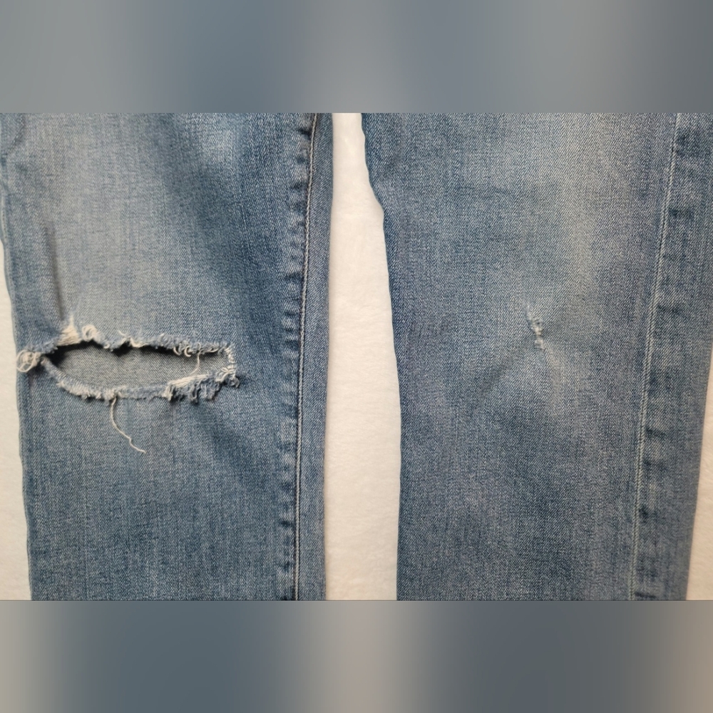 Citizens Of Humanity Emerson Slim Boyfriend Jean Sz 27 Distressed Raw Frayed Hem - Picture 8 of 15